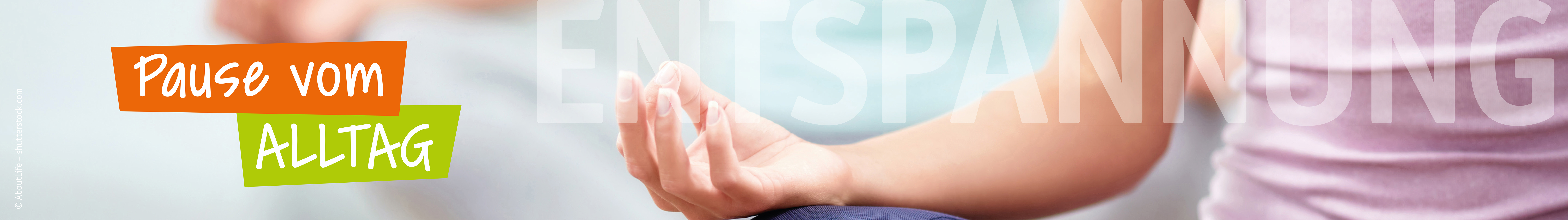 Banner Entspannung
